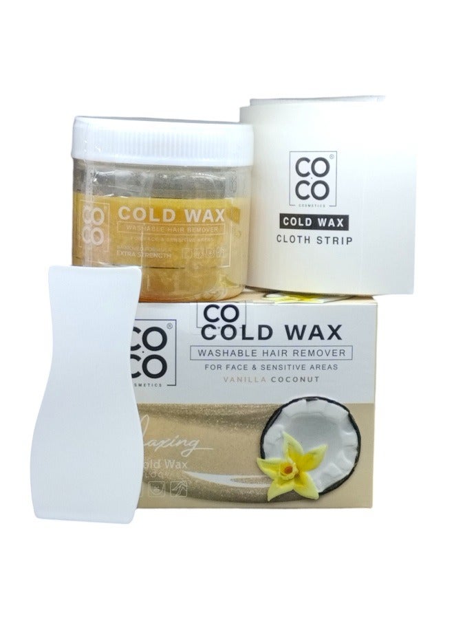 Coco cold wax vanilla coconut 250gm - Image 1