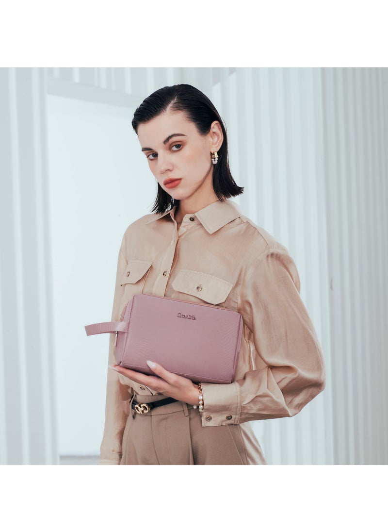 Chantria Premium Lightweight Carry All Bag for Women Water Resistant Multifunctional Clutch Bag with Multiple Pockets, CB00637- Pale Mauve  - Image 5