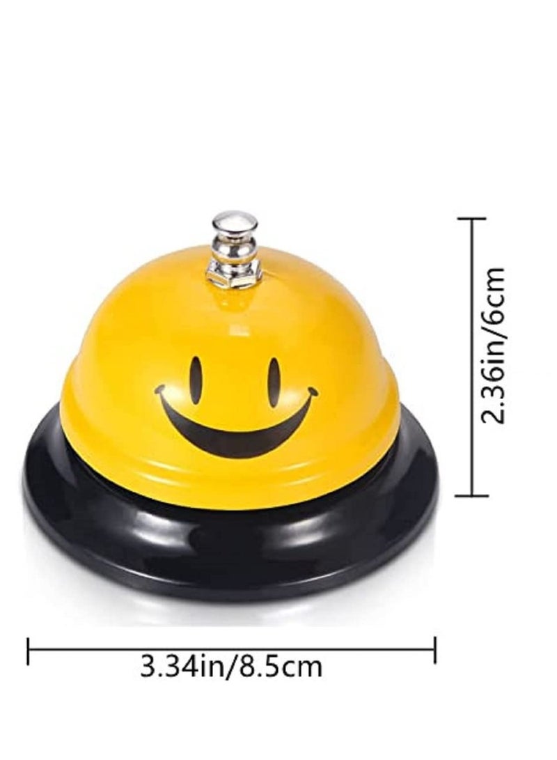 Generic Desk Bell Call Service Bell Call Bell Customer Service Bell Service Call Bell Metal for Hotel Restaurant Counter Desk Bell Ring Call Front Desk Kitchen Service Call Desk  - Image 2