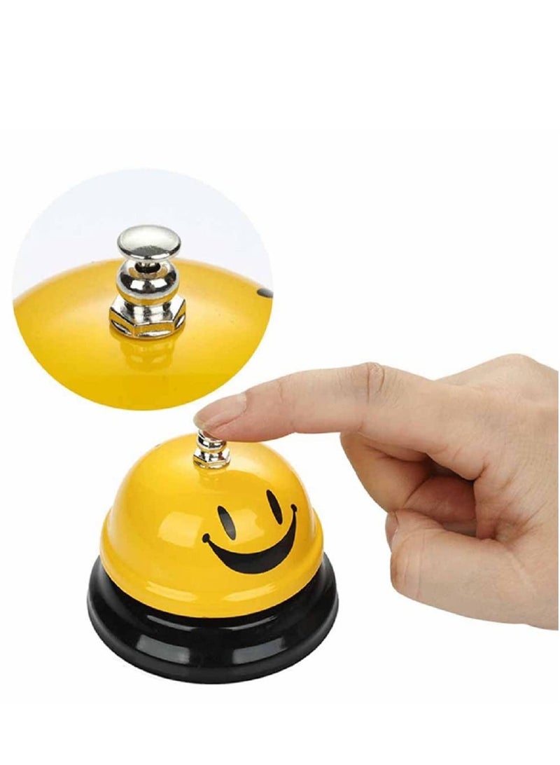 Generic Desk Bell Call Service Bell Call Bell Customer Service Bell Service Call Bell Metal for Hotel Restaurant Counter Desk Bell Ring Call Front Desk Kitchen Service Call Desk  - Image 3
