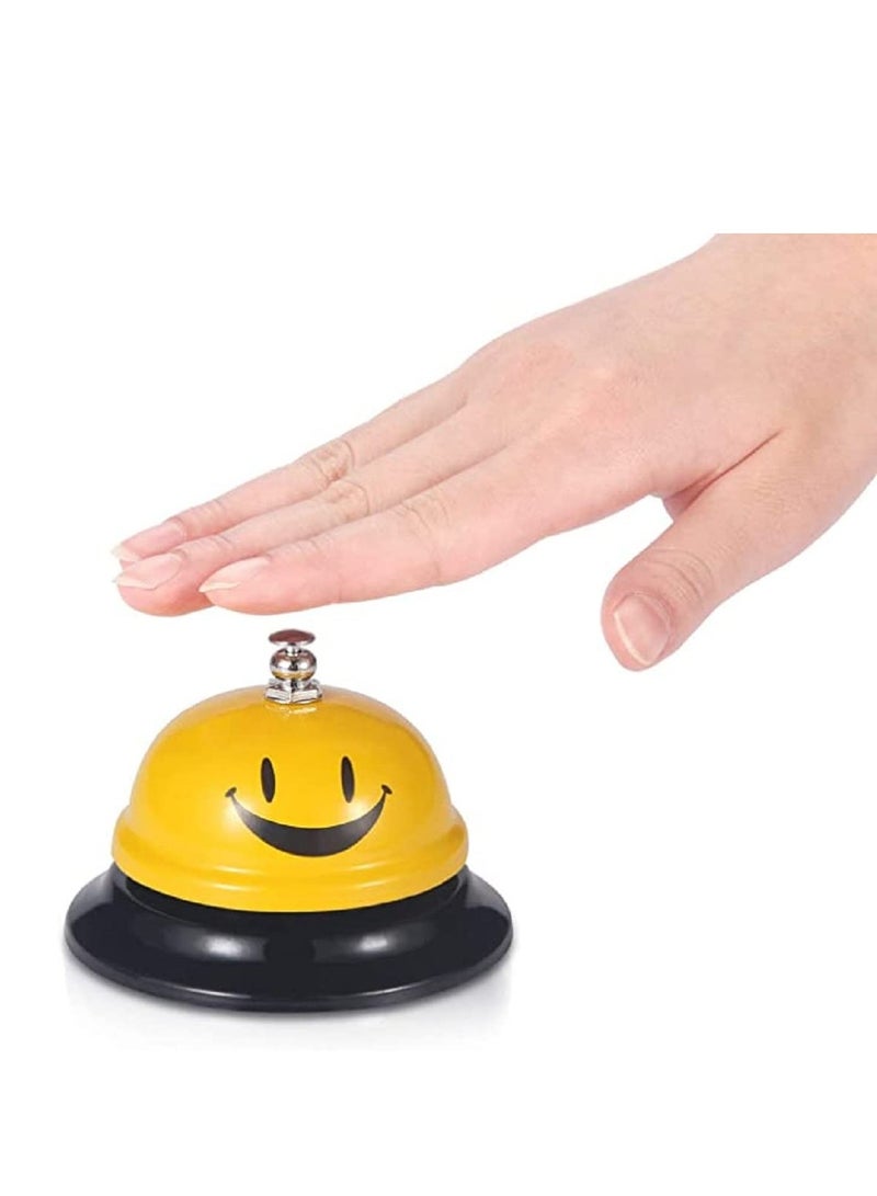 Generic Desk Bell Call Service Bell Call Bell Customer Service Bell Service Call Bell Metal for Hotel Restaurant Counter Desk Bell Ring Call Front Desk Kitchen Service Call Desk  - Image 4