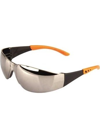 Baymax S-500 Silver Antifog Mirrored Protective Glasses 