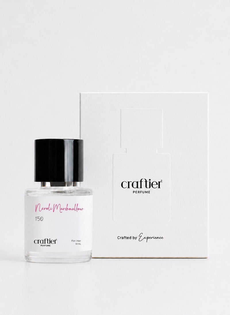 Craftier Perfume NEROLI MARSHMALLOW - Inspired of-LOVE DON'T BE SHY, Eau De Parfum for Women - 50ml, Long Lasting Sweet Fragrance Upto 24 Hrs, Travel Size Women's Perfume - Image 2