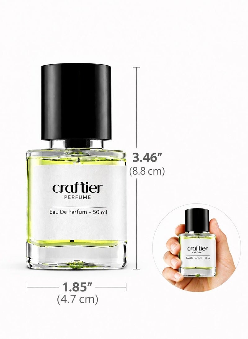 Craftier Perfume NEROLI MARSHMALLOW - Inspired of-LOVE DON'T BE SHY, Eau De Parfum for Women - 50ml, Long Lasting Sweet Fragrance Upto 24 Hrs, Travel Size Women's Perfume - Image 4
