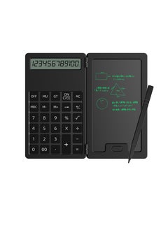 General Scientific calculator for students, large screen math calculator with notepad for junior high school and college, writing tablet with stylus (5 inches)  - Image 1