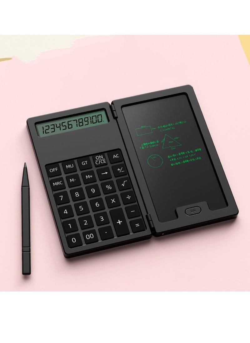 General - Scientific calculator for students, large screen math calculator with notepad for junior high school and college, writing tablet with stylus (5 inches) - Image 1