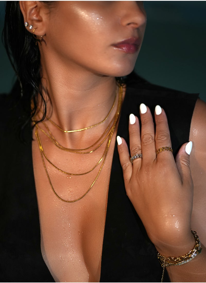 Clé de Lune Rounded Basic Snake Necklace  - Image 2