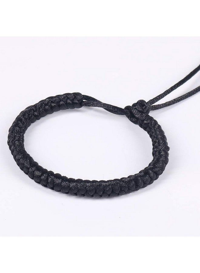 Tenn Well Nylon Satin Cord, 295 Feet 2mm Black Nylon String for Jewelry Making, Silky Rattail Cord for Bracelets, Necklaces, Macrame Keychains, Lanyards, Beading - Image 5