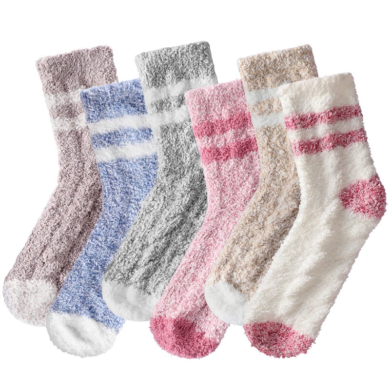Pleneal Fuzzy Socks for Women - Fluffy Sock Women, Winter Warm Cozy Sock for Womens Slipper Socks - Image 1