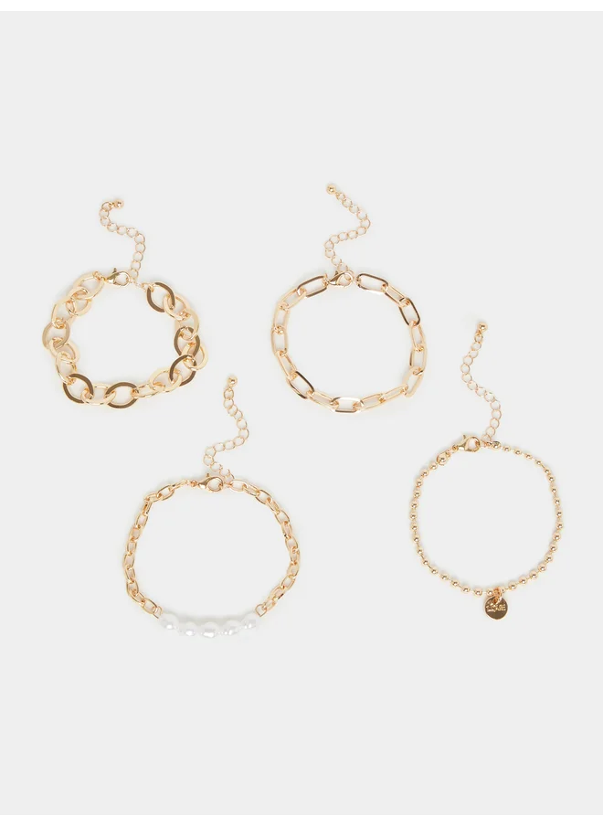 ستايلي Styli Set of 4 - Embellished Bracelet