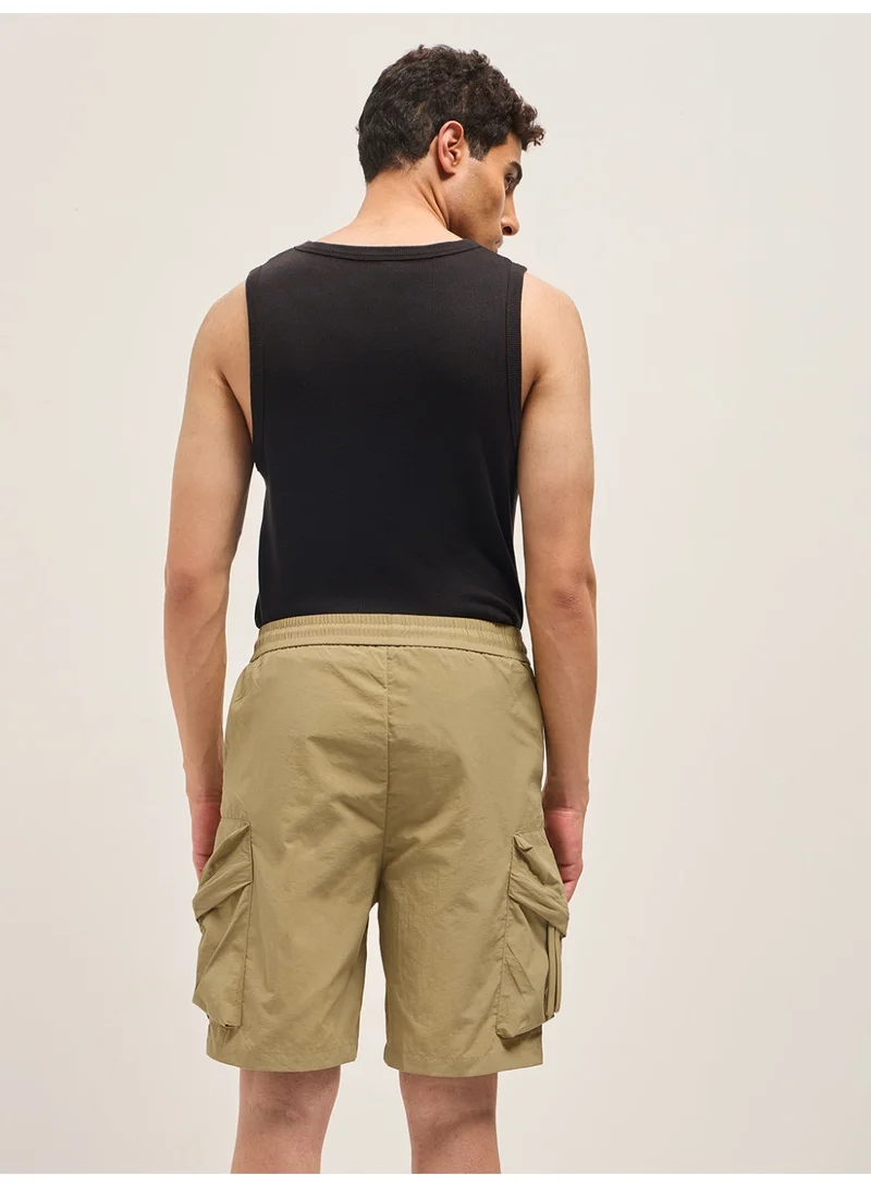 THE BEAR HOUSE  Men’s Casual Polyester Shorts – Lightweight, Comfortable & Breathable – Relaxed Fit with Pockets – Perfect for Daily Wear, Home, Travel, Beach & Warm Weather Outings for Men | Best Price UAE