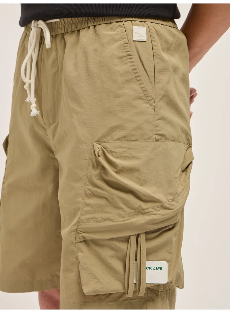 THE BEAR HOUSE  Men’s Casual Polyester Shorts – Lightweight, Comfortable & Breathable – Relaxed Fit with Pockets – Perfect for Daily Wear, Home, Travel, Beach & Warm Weather Outings for Men | Best Price UAE