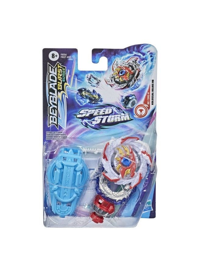 BeyBlade - Burst Surge Speedstorm Kolossal Helios H6 Spinning Top Starter Pack Balance Type Battling Game Top With Launcher Toy For Kids - Image 1