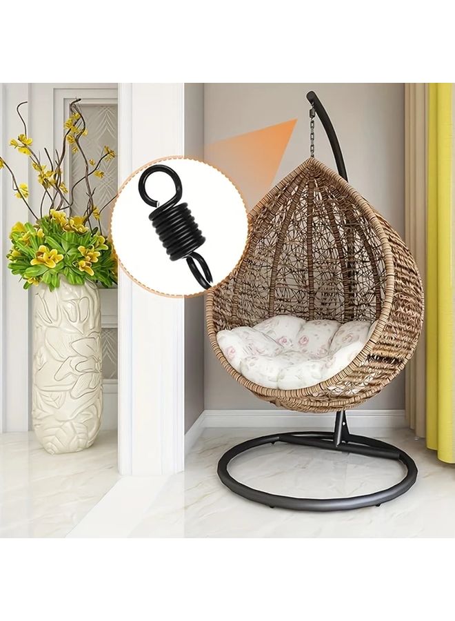 Black Heavy Duty Steel Spring For Porch Swing Hammock Or Sandbag - Image 3