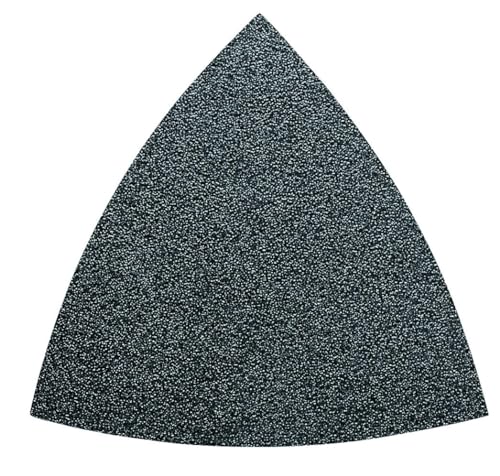 Fein Sanding Sheets with Hook & Loop Attachment - Aluminum Oxide, Full Resin Bond, Multi-Material Use, Unperforated, 220 Grit, 3-1/8" Edge Length, 50-Pack - 63717089016 - Image 5