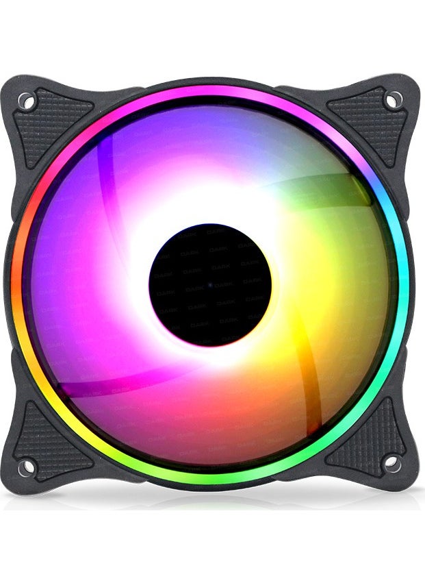 Dark 12cm Addressable RGB Twister Fan (3pin+3pin) (Guardian PRO Fan) (DKCF128ARGB)  - Image 1
