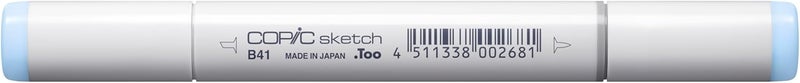 Copic Sketch Marker - Powder Blue, Dual Nib, Refillable Ink - Image 3