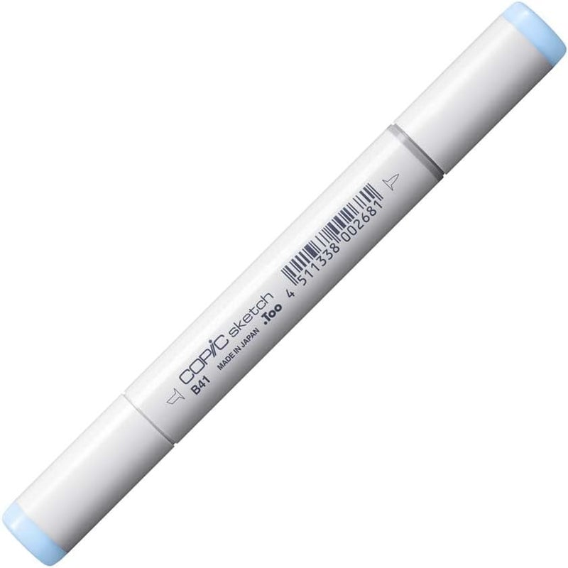 Copic Sketch Marker - Powder Blue, Dual Nib, Refillable Ink - Image 2