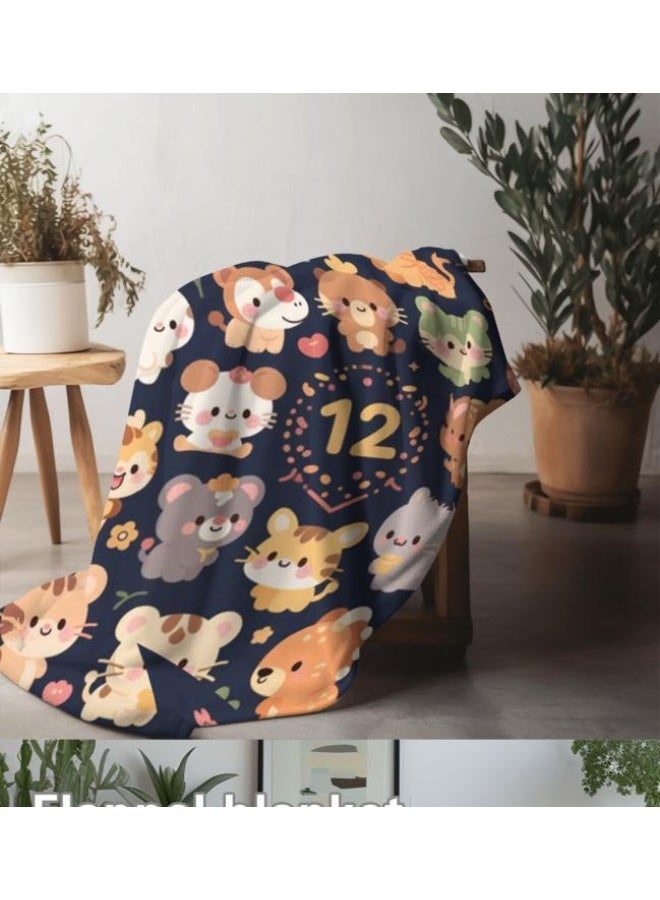 عام بطانية رقيقة من الفانيلا (حرارة ومريحة، ومناسبة للنوم واستخدام اللعبة والغبار والرمل) 150 سم * 200 سم - 836 - Image 2