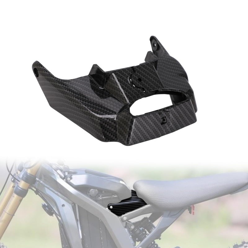 CHANGCHENG Surron Battery Lock Cover Sur Ron Battery Compartment Protect Carbon Fiber Pattern for SurRon Light Bee XS Electric Dirt Bike