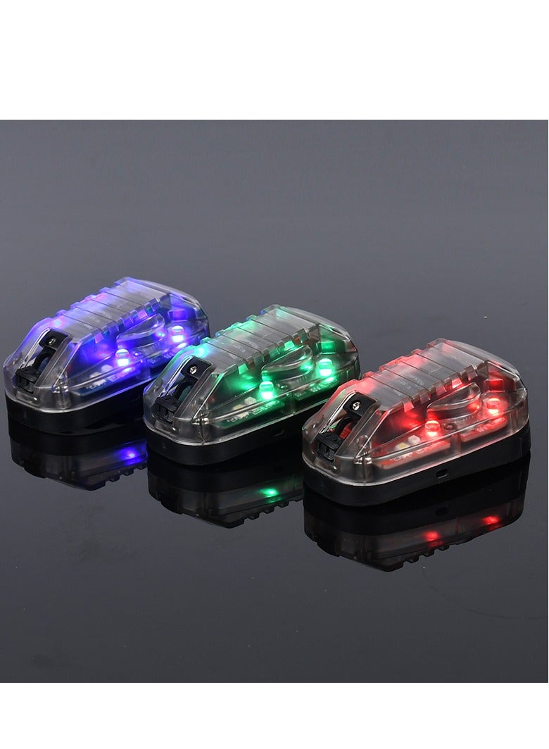 AROAQ Waterproof Tactical Helmet Light, Airsoft Survival Helmet Lamp Led Outdoor, Military Identification Light Ir And Visible Led Helmet Strobe For Outdoor Sports - Image 2