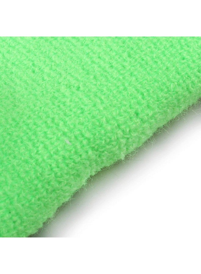Mallofusa 10 Pack Colorful Sports Basketball Football Absorbent Wristband Party Outdoor Activity (Light Green) - Image 3