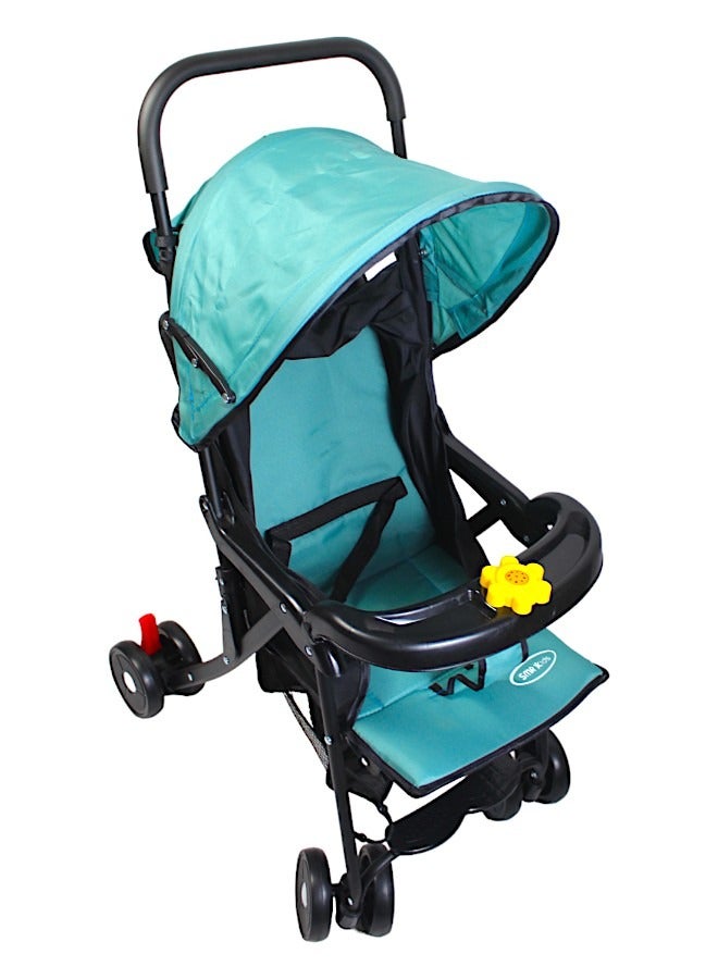 صندوق العاب عربة أطفال قابلة للطي، مقعد قابل للطي للجلوس والنوم مع الموسيقى - Image 4