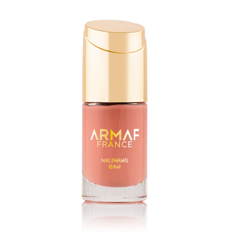 Armaf France Glitter Nail Enamel 8ml, Gentle Kiss, Long Lasting Nail Polish, Shimmer Finish High Shine, Quick Dry Resistant Nail Colour, Long Lasting, Lightweight & Non Sticky, Best For Every Outfit