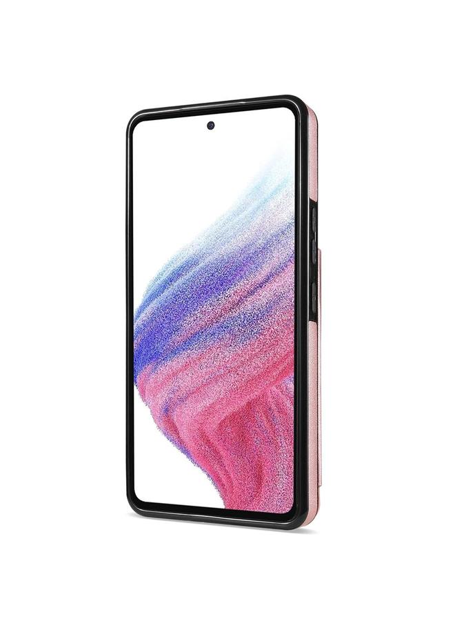 اس-توب جراب لهاتف Samsung Galaxy A52 4G / 5G / A52s 5G جراب هاتف مزدوج الإبزيم بفتحات للبطاقات مع حبل - Image 3