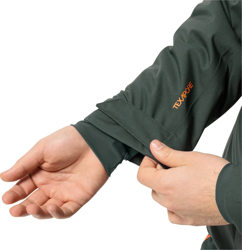 جاك ولفسكن Troposphere Men's Green Jacket 1115321-4161