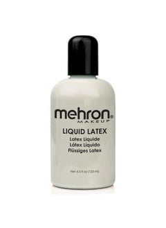mehron Makeup Liquid Latex | SFX Makeup | Halloween | Latex Glue for Skin | Prosthetic Glue 4.5 fl oz (133 ml) (Zombie Flesh)  - Image 1