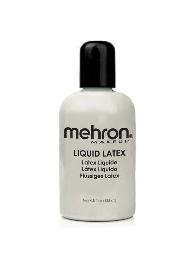 mehron لاتكس سائل للمكياج | مكياج مؤثرات خاصة | هالوين | غراء لاتكس للبشرة | غراء بروستhetics 4.5 أونصة سائلة (133 مل) (لحم الزومبي) - Image 1