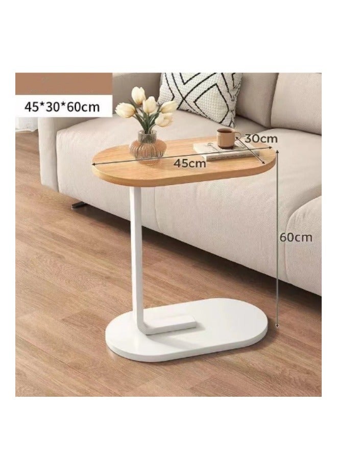 ميكسد أريكة طاولة جانبية ، غرفة المعيشة سرير حمام انزلاق نوع ، مكتب الكمبيوتر المحمول وجبة خفيفة طاولة القهوة ، إطار معدني ، من السهل تجميع 45 * 30 * 60 سم - Image 2