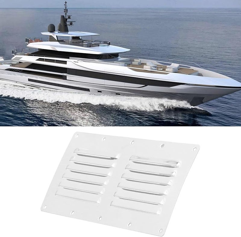 Stainless Steel Air Vent Cover Grille 231x115mm Mirror Polished For Boat RV Bathroom Ventilation - Image 5