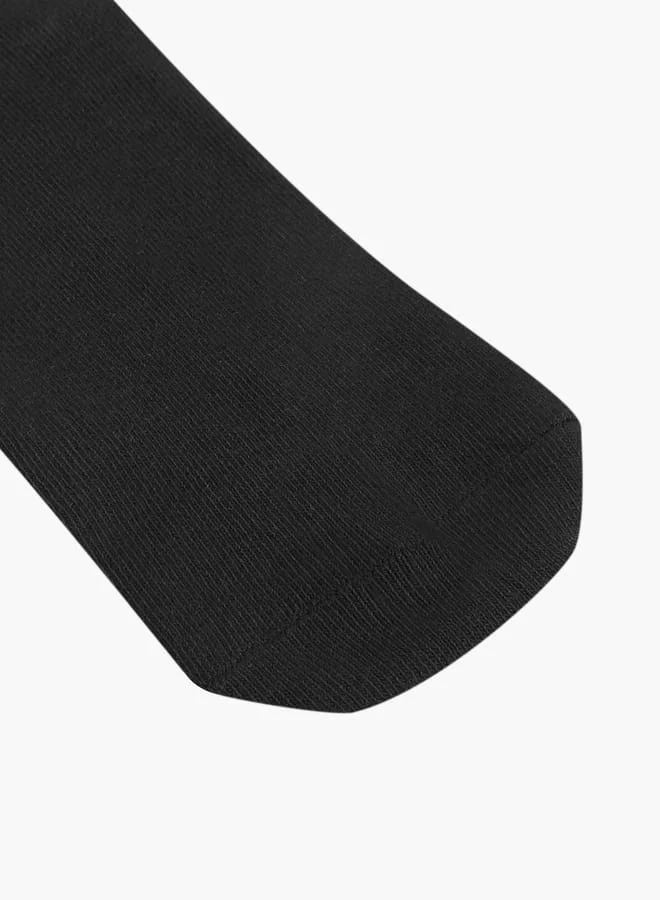 Kappa Boys Logo Detail Non Terry Crew Length Socks - Set of 5