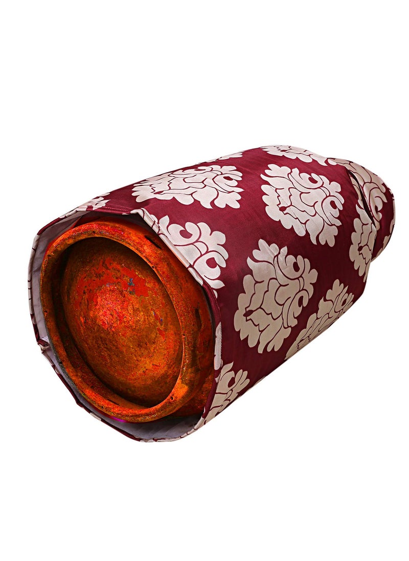 Kuber Industries Kuber Industries Cotton 1 Piece Cylinder Cover MaroonCTKTC28090  - Image 3