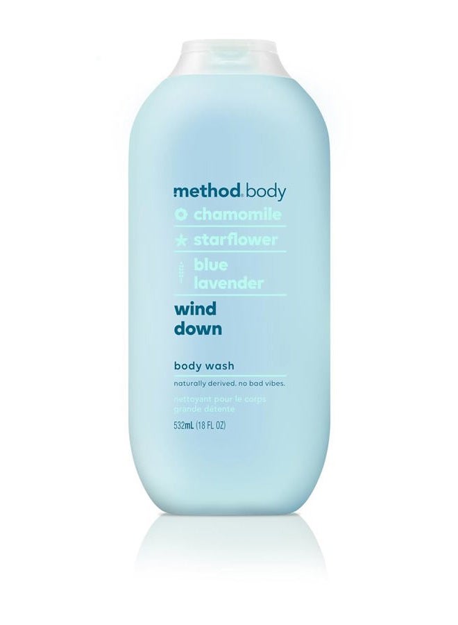 Method Body Wash, Wind Down, Paraben and Phthalate Free, 18 oz (Pack of 1) - Image 1