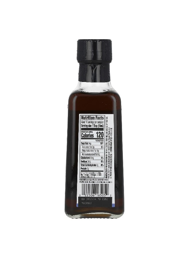 Spectrum Culinary Spectrum Culinary, Organic Toasted Sesame Oil, Unrefined, 8 fl oz (236 ml)  - Image 2