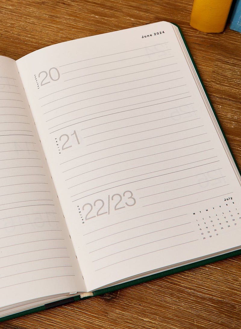 Typo A5 Green Weekly Planner Diary  - Image 3