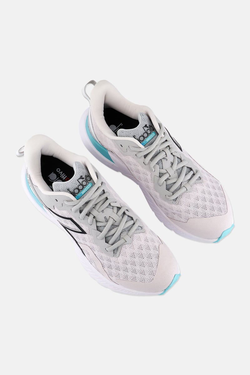 DIADORA أحذية تدريب نسائية مزودة بأربطة، فضية - Image 2