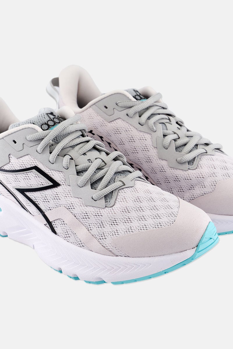 DIADORA أحذية تدريب نسائية مزودة بأربطة، فضية - Image 4