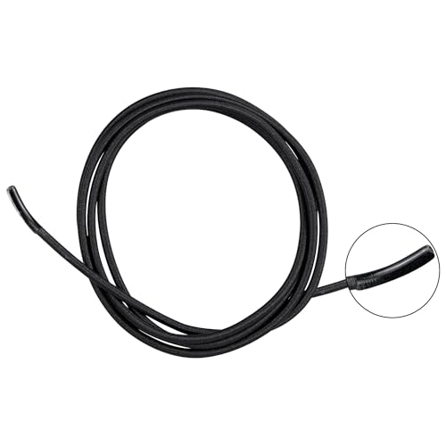 Endoto Elastic Shoe laces for ON Cloud No Tie Stretchy Bungee Replacement Shoelaces Strings for ShoesBlackSize38Inch - Image 3