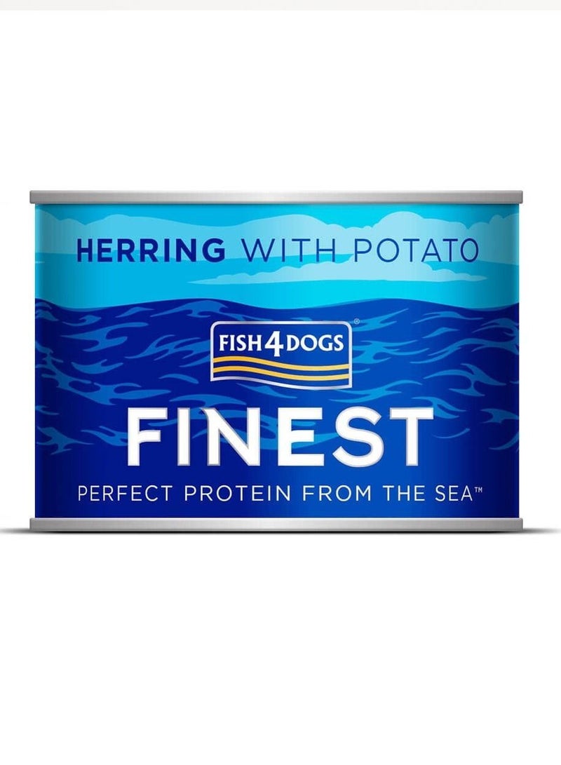 fish4dogs طعام كلاب رطب هيرينغ من فيش4دوغز 185غ - Image 1