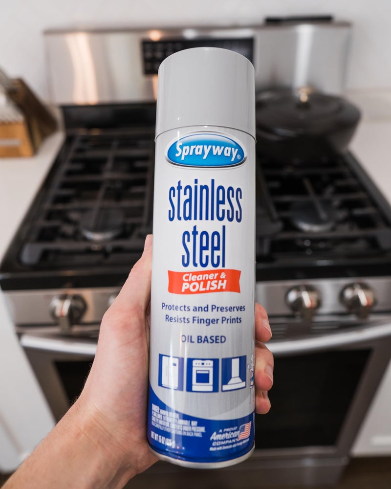 Sprayway SW841R Oil-based Stainless Steel Cleaner and Polish, Protects and Preserves, Resists Streaks and Finger prints, 15 Oz. - Image 3