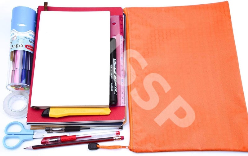 NSSP™ A3 Large Size Document Zip Bag/Pouch 12 INCH X 18 INCH - Multicolour (Pack of 25) - Image 5