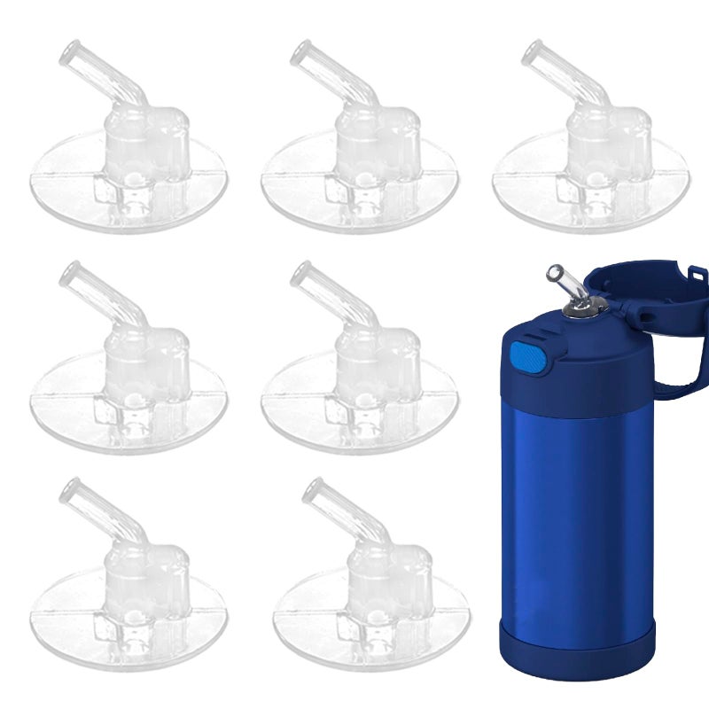 Greant 7 PCS Replacement Straws for Thermos 12oz Bottle Model F401 F410 Replacement Parts for Thermos F401 fit Funtaier 12 oz - Image 2