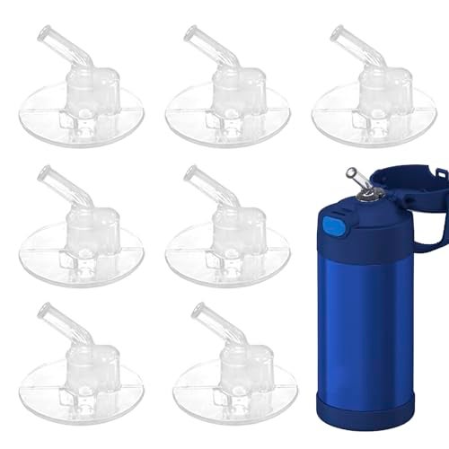 Greant 7 PCS Replacement Straws for Thermos 12oz Bottle Model F401 F410 Replacement Parts for Thermos F401 fit Funtaier 12 oz - Image 1