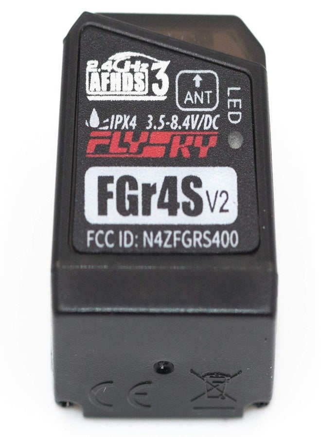 GoolRC Flysky FGr4S V2 Receiver, 2.4GHz 4CH AFHDS 3 Remote Control Receiver PWM/PPM/I-Bus Output Compatible with Flysky Noble NB4 NB4+ NB4 Pro PL18 RC Transmitter for RC Car Boat (2PCS) - Image 4