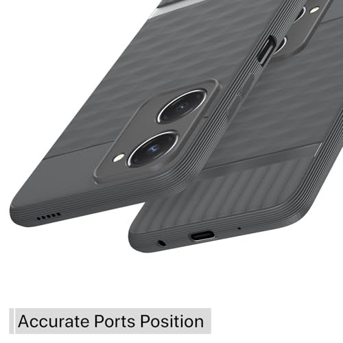 Pikkme Back Cover for iQOO Z9 Lite 5G / Vivo T3 Lite 5G / Vivo Y18 / Y18e / Y03 Camera Protection 3D Hexa Cube Design Silicone Protective Bumper Case (Grey) - Image 4