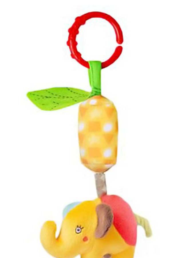 NIBEMINENT Baby Stroller Ring Elephant Plush Rattle Toy - Image 2